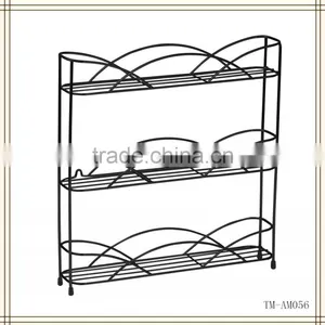 2014 Hot Sale Black Countertop 3-Tier Storage Shelf thumbnail-1