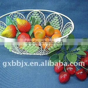 Egg Shaped Creamywhite Decorative With Green Pearl Storage Strawberry Baskets thumbnail-1