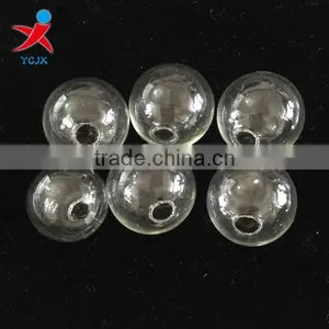 16 mm Single-hole Hollow Glass Ball/sweet 16 mm Round Ball Cap/jewelry Diy Accessories thumbnail-1