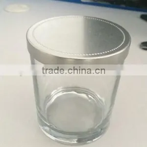 Clear Glass Jar With Silver Lids Water Proof thumbnail-1