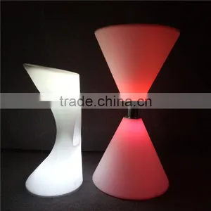 Newly Design High Fashion Wireless LED Plastic DJ Table With Rechargeable Lithium Battery thumbnail-1