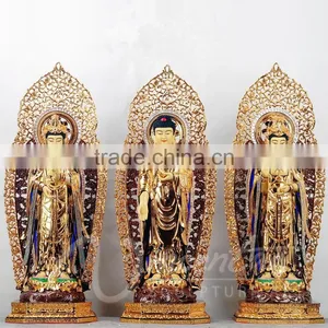 Indian Style Antique Fengshui Crafts Fiberglass Buddha Sculpture Indonesian Statues thumbnail-1