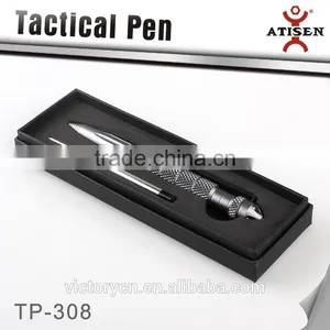 Grey Tactical Ball Point Pen With Glass Breaker, Self Defense Tool TP-308 thumbnail-1