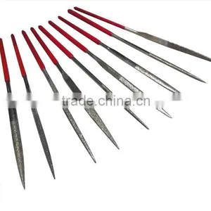 High Carbon Steel Hardness Smooth Cut Steel Flat Shape File or Diamond File Set thumbnail-3