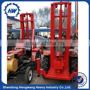 Professional Portable Traction Type Water Well Drilling Rig With 60/73/89mm Drilling Pipe thumbnail-6