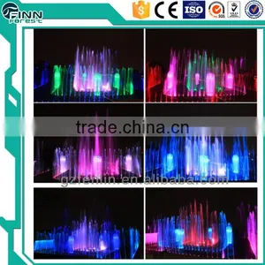 Stainless Steel Outdoor Large Fountain With Music 2*4m Color Changing Water Fountain thumbnail-1