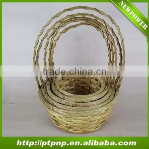 Colorful Bamboo Baskets for Decorating or Storage thumbnail-4