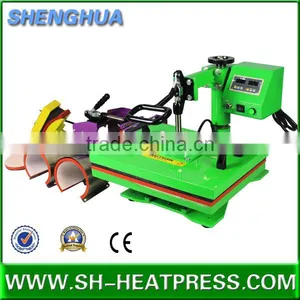 Multi-functional 8 in 1 Heat Press Machine for T-shirt Mug Cap and Plate. thumbnail-1