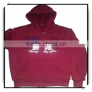 Factory Stock Wholesale Zip up Fleece Hoodies thumbnail-5