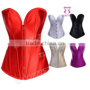Satin Overbust Steel Bone Wholesale Corset Busk thumbnail-1