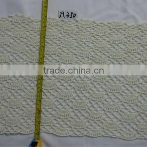 Crochet Scallop Pattern Cotton Garment Fabric thumbnail-1