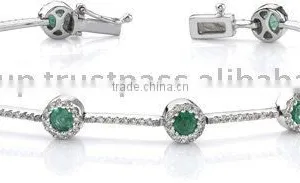 Silver Plated Bracelets, Gemstone Bracelets, Designer Bracelets. thumbnail-1