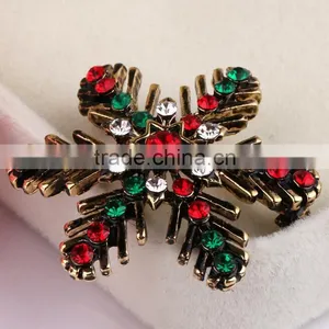 Zm53215a Christmas Snow Brooch Fashion Christmas Decorate Jewelry Snow Crystal Accessory thumbnail-2