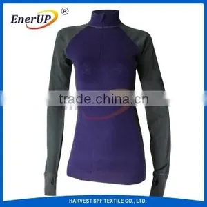 Far Infrared Women Half Zip Plus Size Underwear thumbnail-1