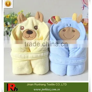 2015 Cute Baby Hooded Towel,velour Cotton Baby Towel for Baby thumbnail-1
