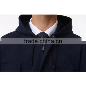 Custom Long Sleeve Mens Industrial Breathable Worker's Blue Overalls Wholesale thumbnail-3
