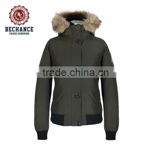 W2089 Women's Winter Coat Down Jacket Faux Fur Padding Coat thumbnail-1