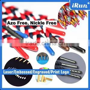 Customized Boot Lace Gold/Silver/Bronze/Black Plated Shoelaces Tips Aglet - Flat Laces Customized Aglet - Aglets for Drawstrings thumbnail-3