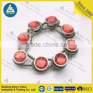Manufacturer Directly Supply Metal Collar Extenders in Individual Package With Different Colors of Diamond Studded thumbnail-4