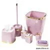 Sell 7pc Bathroom Set With Gold Band thumbnail-1