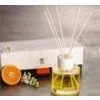 200ml Round Glass Bottle Oil Perfume Reed Diffusers With Ceramic Collar TS-RD14 thumbnail-1