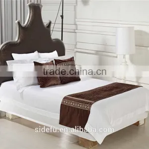Luxury Cheap Hotel 100% Cotton Sateen Bed Linen thumbnail-4