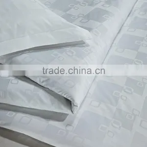 China Wholesale Hotel Linen, Hotel Bed Linen 100% Cotton, Jacquard Bedding Set for Star Hotels thumbnail-3