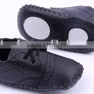 Solid Color Prewalker Girls Boy Leather Shoes thumbnail-4