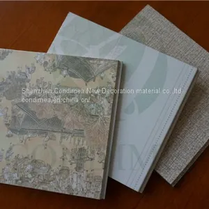Antibacterial PVC Film Faced Decorative Aluminum Alloy Layer PU Board for Ceiling thumbnail-1
