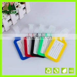 Popular Promotional Gifts With Client Logo Custom PVC Luggage Tag thumbnail-2
