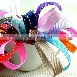 Various Colours 1cm Saddle Stitch Grosgrain Ribbon thumbnail-2
