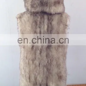 Genuine Possum Fur Long Vest for Women thumbnail-5