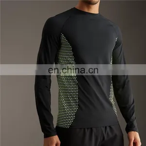 Green Dotted Long Sleeved T Shirt Custom thumbnail-1