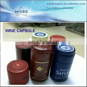 PVC Heat Shrinkable Film Wine Capsule,Anti Slip Embossed PVC Film Capsule.pvc Caps thumbnail-1