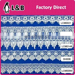 3.5cm Stock Design Embroidery Polyester Chemical Lace thumbnail-5