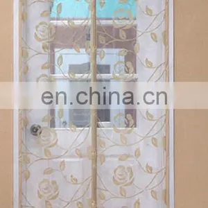 High Quality Flocking Summer Anti Mosquito Magnetic Screen Door Portiere Screen Door With Magnetic Stripe thumbnail-5