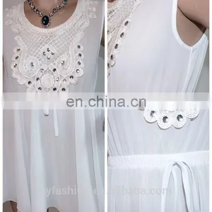 2016 Latest Arrival Summer New Trendy Women Chiffon Aesthetic Lady Tops Special Design Stylish Fashion Women Tops thumbnail-4