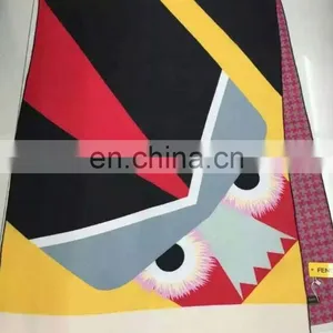 Red Color Knitted Cashmere Scarf thumbnail-2
