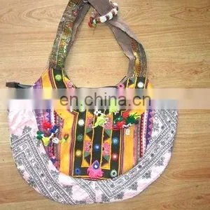 BANJARA PATCH WORK BOHOMIAN BAG thumbnail-1
