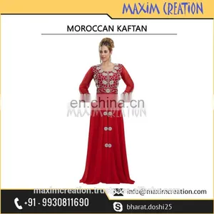 Designer Wedding Gown Party Wear Caftan Dress thumbnail-3