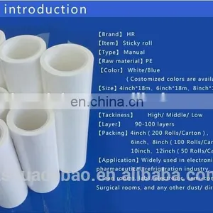 PP Adhesive Roller 76mm Inner Tube Dust Remove thumbnail-3