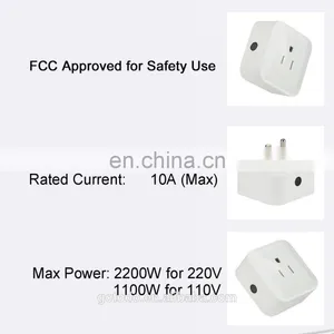 Smart Wifi Switch Mini Plug Power Wireless WiFi Outlet for Amazon Alexa thumbnail-6