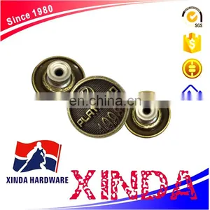 20mm Zinc Alloy Button, Metal Buttons for Customized Design thumbnail-1