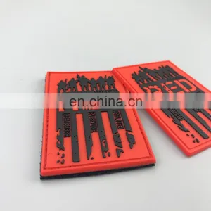 Wholesale Soft Rubber Badge Custom PVC Rubber 3D Patch for Jeans thumbnail-5