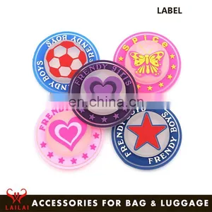 Custom Plastic Clothing Label Bag Logo for Handbag thumbnail-1