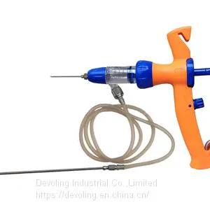 Veterinary Plastic Steel Continuous Syringe (with Tubing) , 1ml, 2ml, 5ml. thumbnail-1