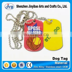 Custom Colorful Stainless Steel Dog Tag Adilia With Bar Code thumbnail-2