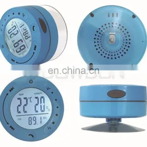 Portable Wireless Bluetooth V3.0 + EDR Shower Speaker With Diaplay Temperature and Humidity thumbnail-2