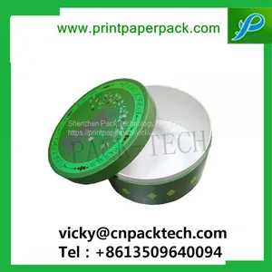 Custom Round Hat Tube Gift Soup Box Packaging Box for Flower / Wine / Candy / Tea / Perfume thumbnail-1