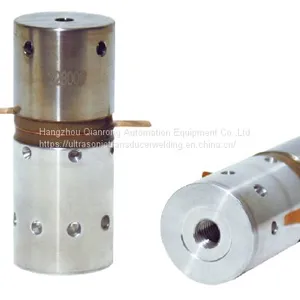 Micro Ultrasonic Piezoelectric Transducer , Ultrasonic Welding Transducer With 2PCS Grey Ceramics thumbnail-1